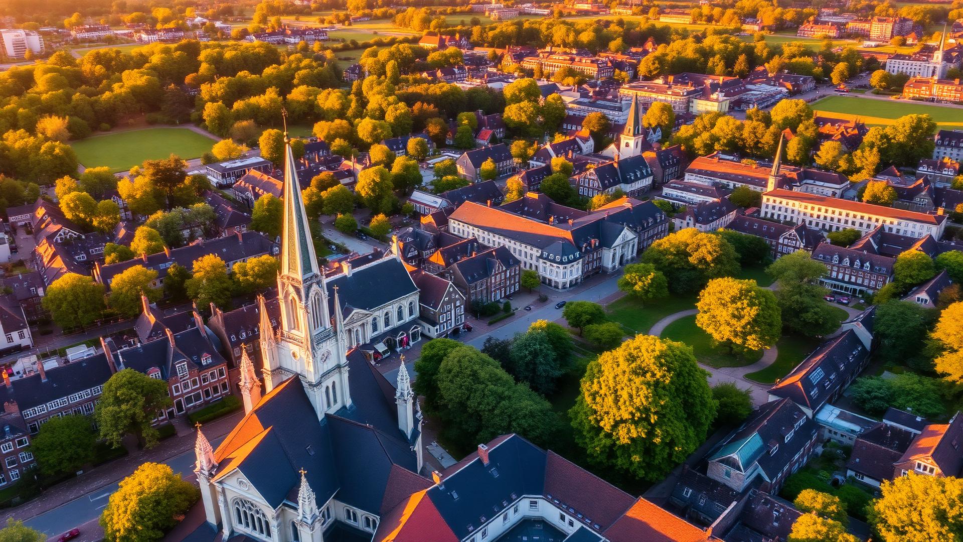 Hasselt vanuit de lucht